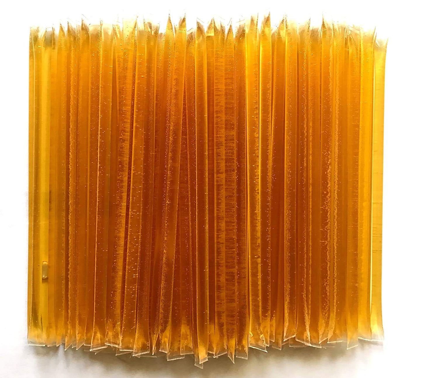 Homestead Honey Native Honey Sticks for Tea - 50-Pack Bulk Packets, Single Serve - Pure Wildflower Honey Straws - Easy-to-Open Honeycomb Stir Sticks for On-the-Go, Snacks, and Travel