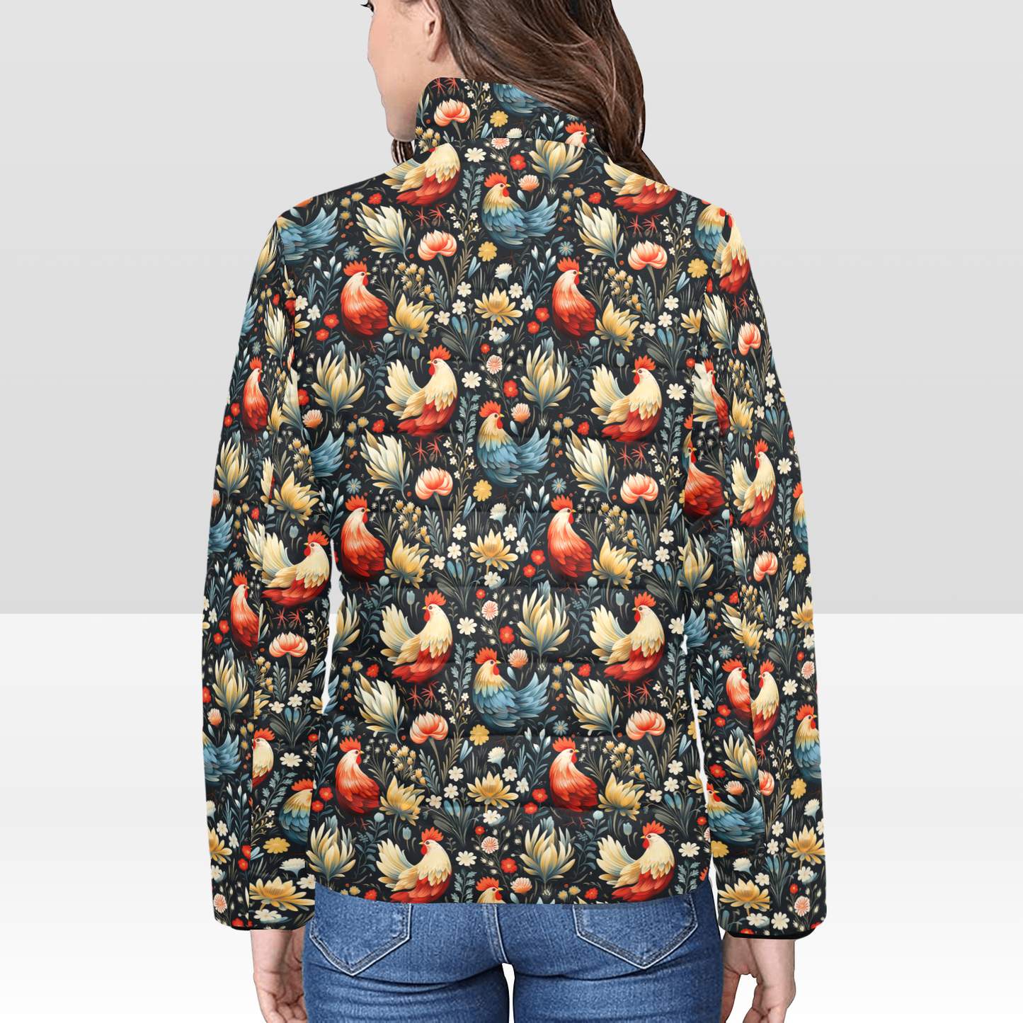 Custom Photo Puffy Jacket