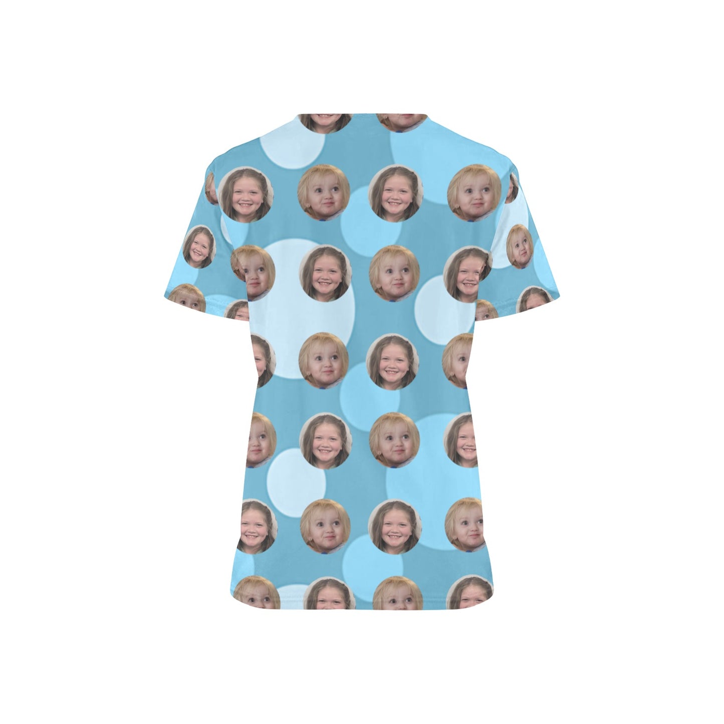 Custom Print Women's Scrub Top