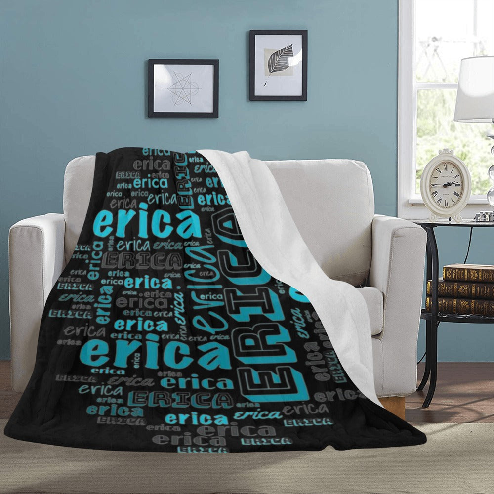 Word Cloud Ultra-Soft Micro Fleece Blanket