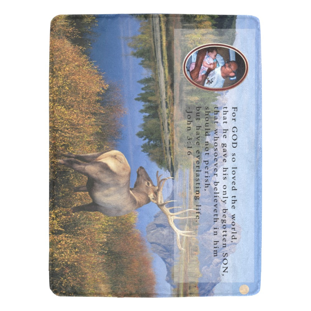 Custom Photo Memorial Ultra-Soft Micro Fleece Blanket